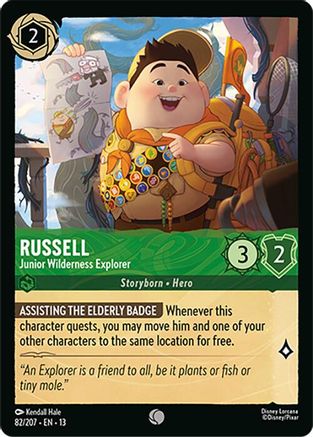 Russell - Junior Wilderness Explorer (82/204) [Attack of the Vine] Cold Foil-1