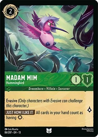 Madam Mim - Hummingbird (86/204) [Attack of the Vine]-1
