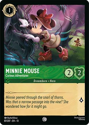Minnie Mouse - Curious Adventurer (87/204) [Attack of the Vine] Cold Foil-1