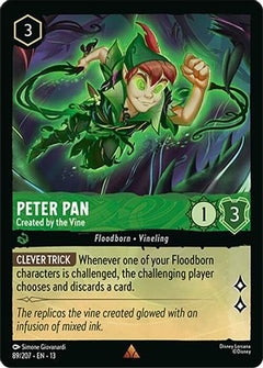 Peter Pan - Created by the Vine (89/204) [Attack of the Vine] Cold Foil-1