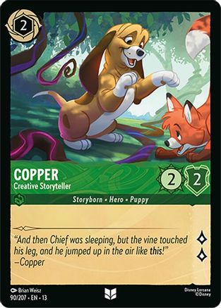 Copper - Creative Storyteller (90/204) [Attack of the Vine]-1