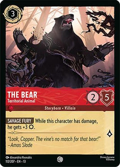 The Bear - Territorial Animal (112/204) [Attack of the Vine] Cold Foil-1