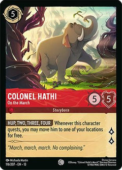 Colonel Hathi - On the March (116/204) [Attack of the Vine] Cold Foil-1