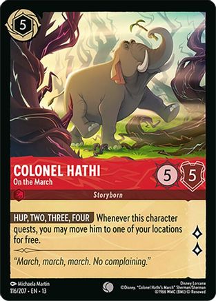Colonel Hathi - On the March (116/204) [Attack of the Vine]