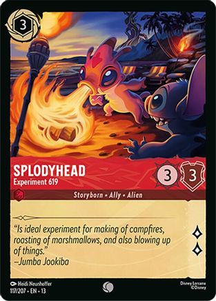 Splodyhead - Experiment 619 (117/204) [Attack of the Vine] Cold Foil