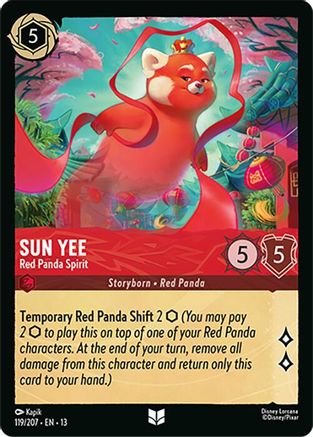 Sun Yee - Red Panda Spirit (119/204) [Attack of the Vine]