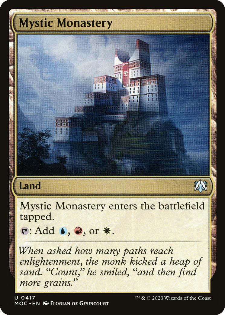 Mystic Monastery (417) [March of the Machine Commander] - Deck Out Gaming