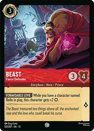 Beast - Fierce Defender (122/204) [Attack of the Vine]-1