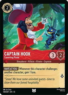 Captain Hook - Conniving Pirate (130/204) [Attack of the Vine] Cold Foil-1