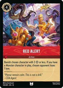 Red Alert (135/204) [Attack of the Vine] Cold Foil-1