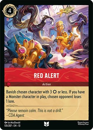 Red Alert (135/204) [Attack of the Vine] Cold Foil-1