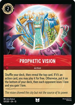 Prophetic Vision (137/204) [Attack of the Vine] Cold Foil