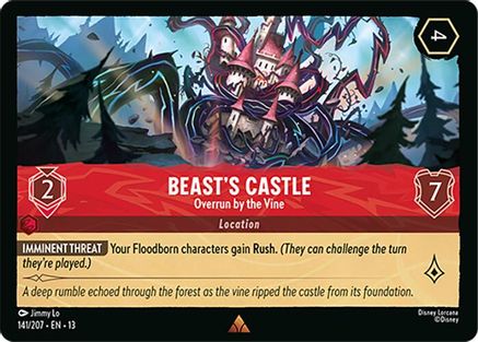 Beast's Castle - Overrun by the Vine (141/204) [Attack of the Vine] Cold Foil-1