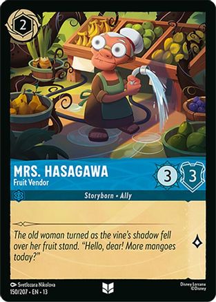 Mrs. Hasagawa - Fruit Vendor (150/204) [Attack of the Vine] Cold Foil