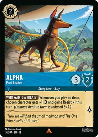 Alpha - Pack Leader (151/204) [Attack of the Vine] Cold Foil