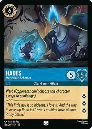 Hades - Meticulous Schemer (156/204) [Attack of the Vine] Cold Foil