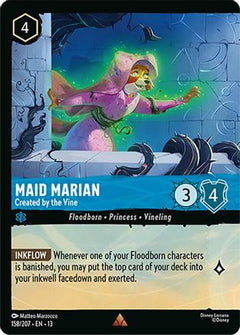 Maid Marian - Created by the Vine (Foil) (158/204) [Attack of the Vine] Cold Foil-1