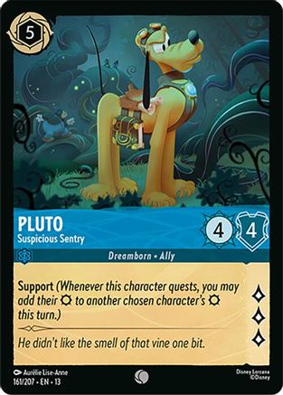 Pluto - Suspicious Sentry (161/204) [Attack of the Vine] Cold Foil-1