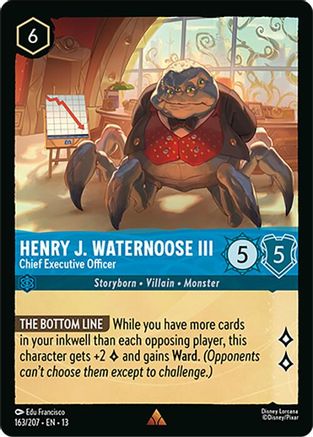 Henry J. Waternoose III - Chief Executive Officer (163/204) [Attack of the Vine] Cold Foil-1