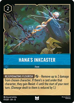 Hana's Inkcaster (171/204) [Attack of the Vine] Cold Foil-1