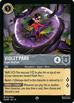 Violet Parr - Super Resilient (176/204) [Attack of the Vine] Cold Foil-1