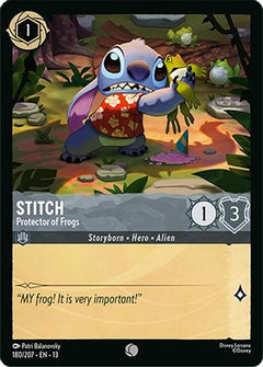Stitch - Protector of Frogs (180/204) [Attack of the Vine] Cold Foil-1