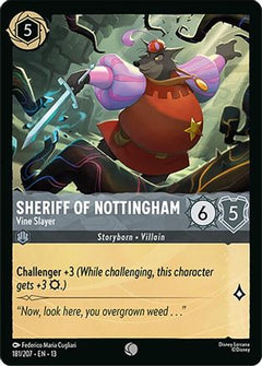 Sheriff of Nottingham - Vine Slayer (181/204) [Attack of the Vine] Cold Foil-1