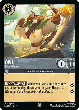 Owl - Hunny Ranger (185/204) [Attack of the Vine] Cold Foil-1