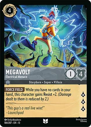 Megavolt - Electrical Menace (186/204) [Attack of the Vine] Cold Foil