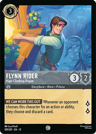 Flynn Rider - High-Climbing Rogue (189/204) [Attack of the Vine] Cold Foil-1