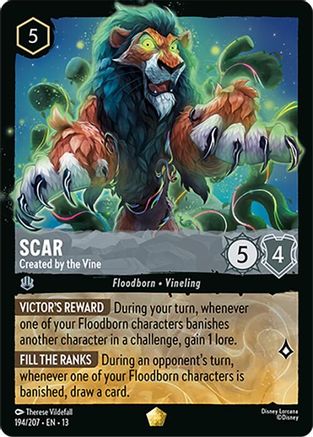 Scar - Created by the Vine (194/204) [Attack of the Vine]