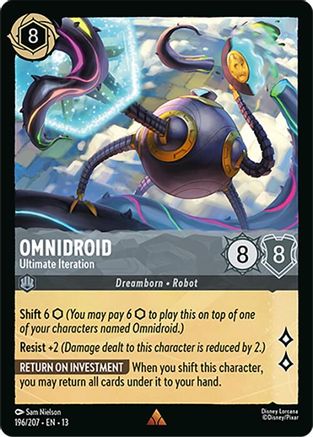 Omnidroid - Ultimate Iteration (196/204) [Attack of the Vine] Cold Foil