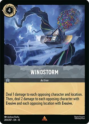 Windstorm (203/204) [Attack of the Vine] Cold Foil-1