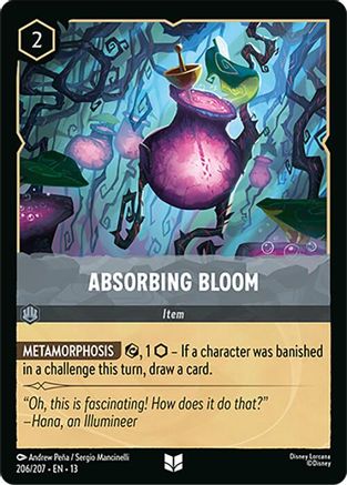 Absorbing Bloom (206/204) [Attack of the Vine] Cold Foil-1