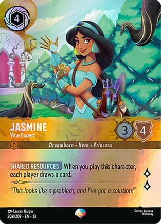 Jasmine - Vine Expert (Epic) (208/204) [Attack of the Vine] Holofoil