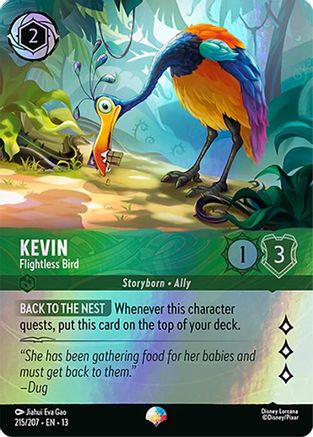 Kevin - Flightless Bird (Epic) (215/204) [Attack of the Vine] Holofoil-1