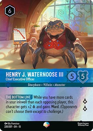 Henry J. Waternoose III - Chief Executive Officer (Epic) (220/204) [Attack of the Vine] Holofoil-1