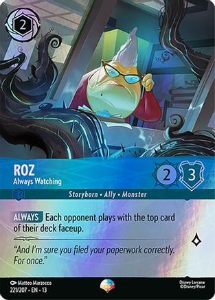 Roz - Always Watching (Epic) (221/204) [Attack of the Vine] Holofoil