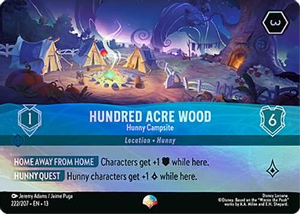 Hundred Acre Wood - Hunny Campsite (Epic) (222/204) [Attack of the Vine] Holofoil-1