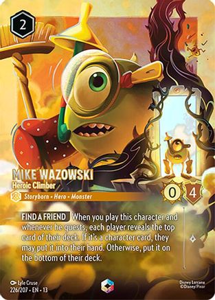 Mike Wazowski - Heroic Climber (Enchanted) (226/204) [Attack of the Vine] Holofoil