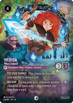 Merida - Wisp Conjurer (Enchanted) (231/204) [Attack of the Vine] Holofoil-1