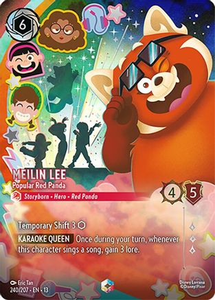 Meilin Lee - Popular Red Panda (Enchanted) (240/204) [Attack of the Vine] Holofoil-1