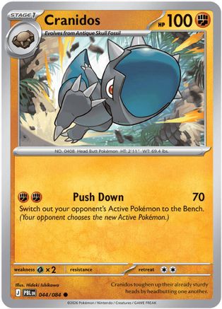 Cranidos (44) [ME05: Pitch Black] Reverse Holofoil-1