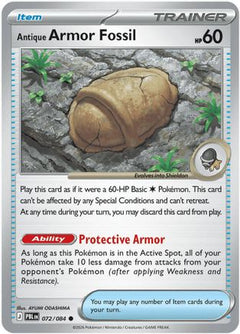 Antique Armor Fossil (72) [ME05: Pitch Black]-1