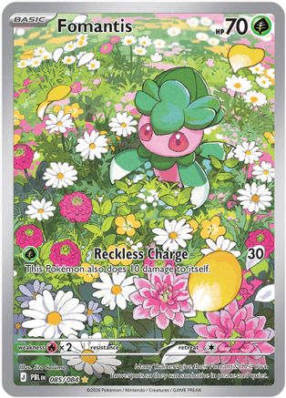 Fomantis - 085/084 (85) [ME05: Pitch Black] Holofoil-1
