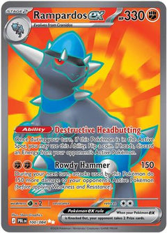 Rampardos ex - 100/084 (100) [ME05: Pitch Black] Holofoil-1