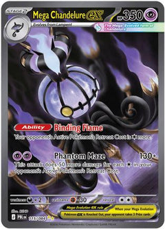 Mega Chandelure ex - 115/084 (115) [ME05: Pitch Black] Holofoil-1