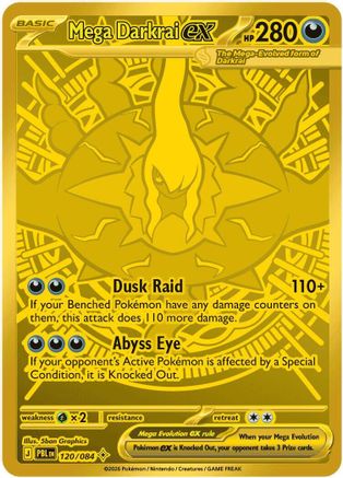 Mega Darkrai ex - 120/084 (120) [ME05: Pitch Black] Holofoil
