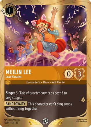 Meilin Lee - Lead Vocalist (10) [Disney Lorcana Promo Cards] Holofoil