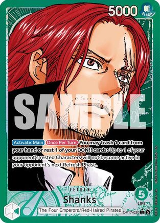 Shanks (020) (Alternate Art) (OP17-020) [The World's Strongest Warriors] Foil-1